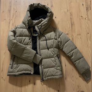Tan winter jacket